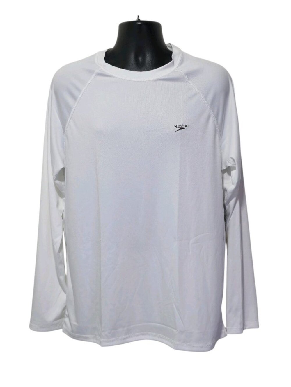 Speedo UPF50+ Easy Long Sleeve Rashguard / Swim Shirt White Men's M